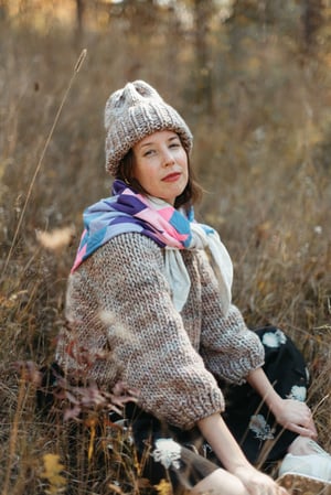 Image of Elora Toque Limited Merino Wool (shown in Whole Grain, more colours)