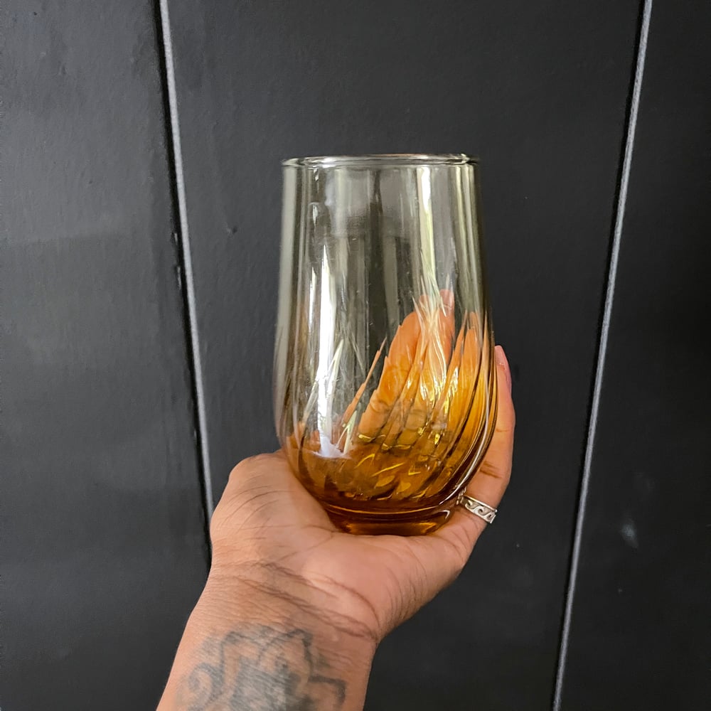 Single Yellow Glass