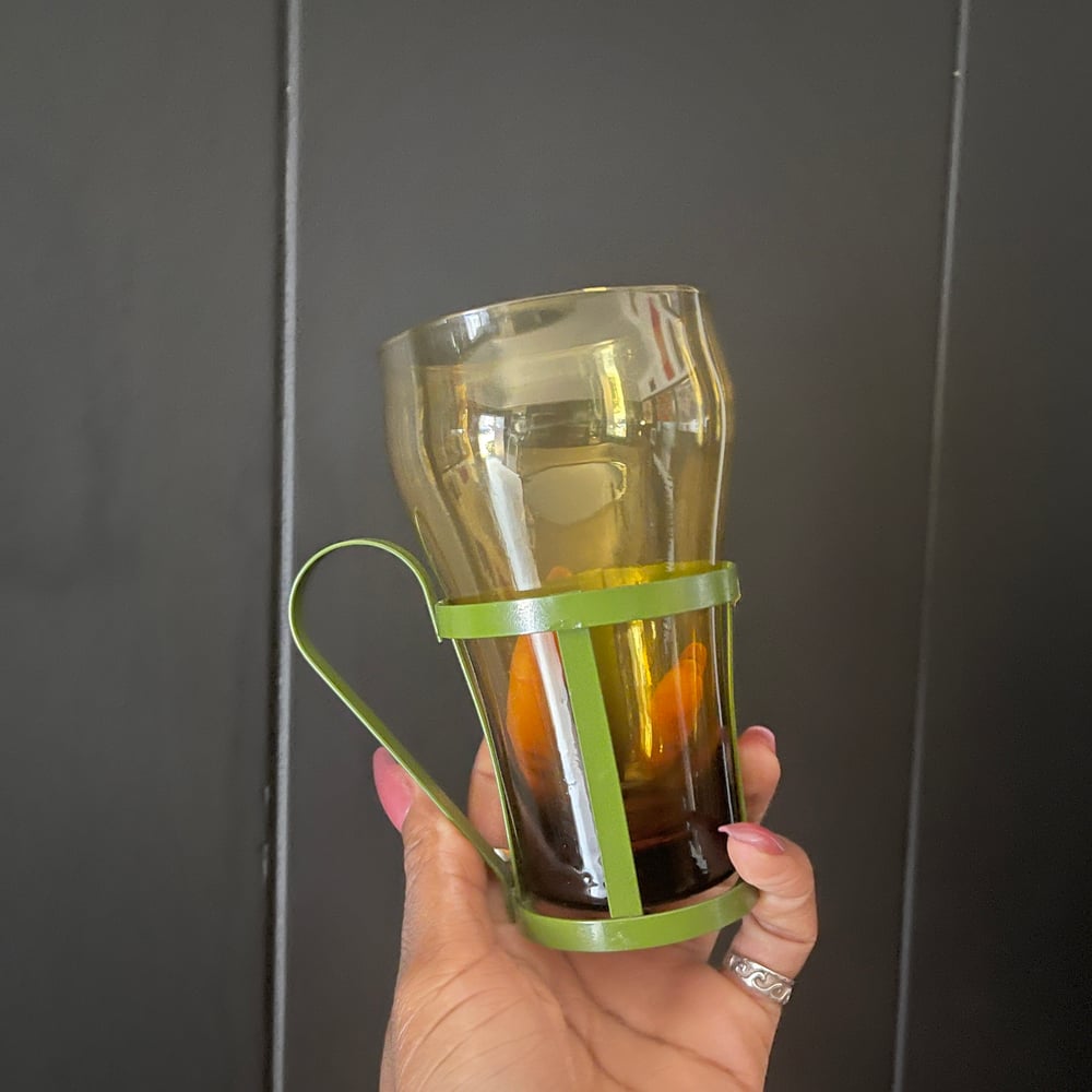 Vintage Indiana Glasses w/ Removable Metal Handle