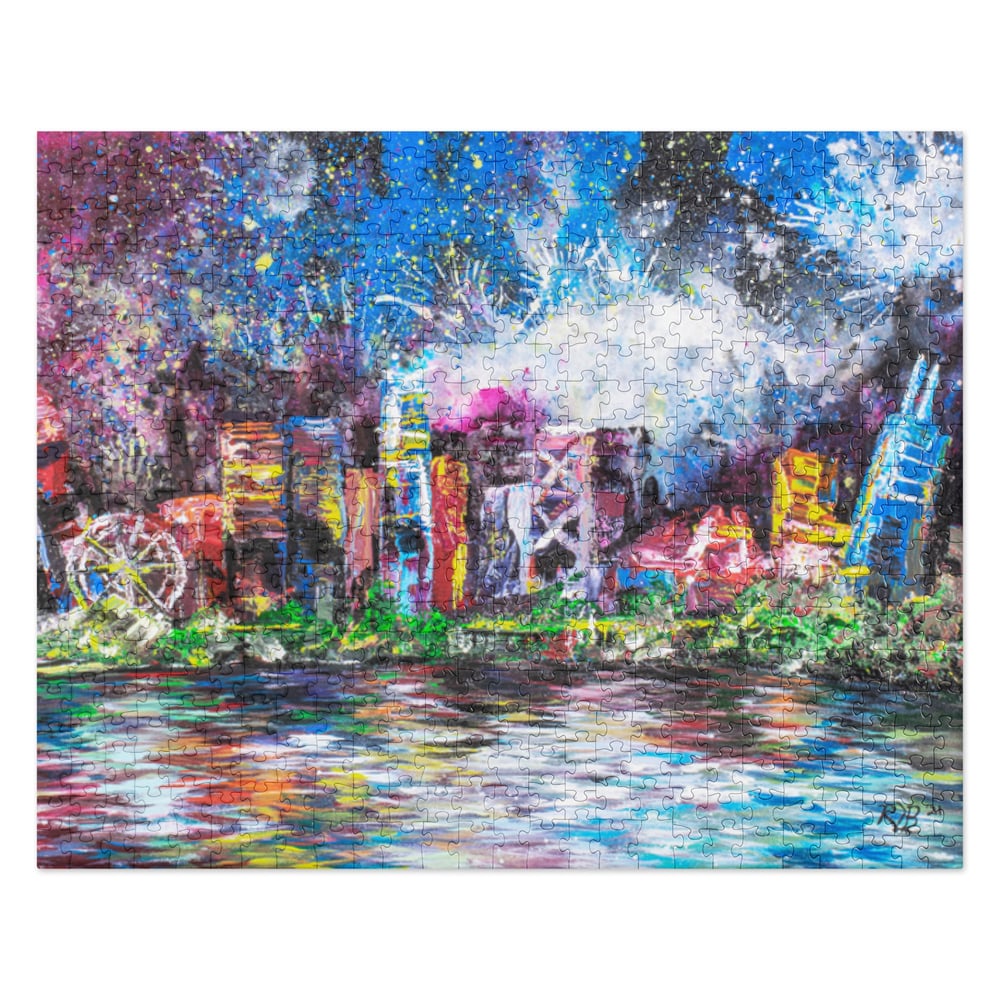 Image of ||| Jigsaw puzzle ||| - "Everything About Chicago Made Sense that Night "