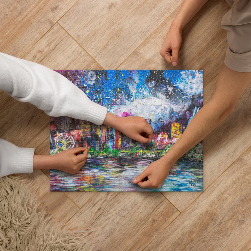 Image of ||| Jigsaw puzzle ||| - "Everything About Chicago Made Sense that Night "