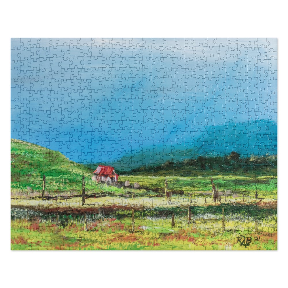 Image of ||| Jigsaw puzzle ||| - "I Empathize With You, Little Red House"