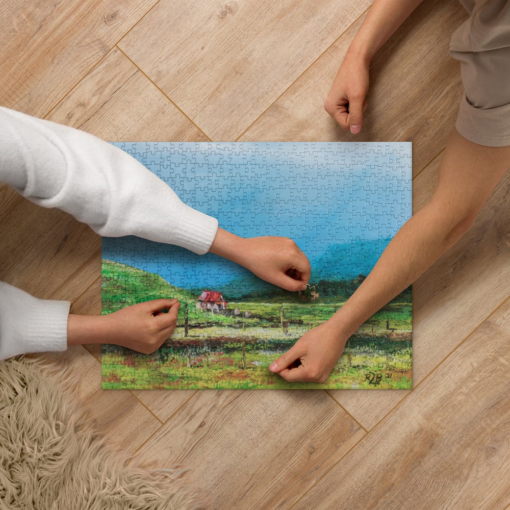 Image of ||| Jigsaw puzzle ||| - "I Empathize With You, Little Red House"