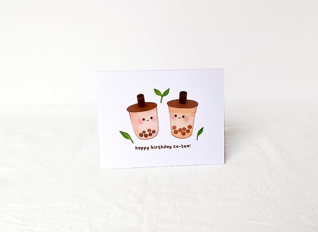 Bubble Tea Card