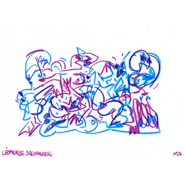 Léopards Salopards - FANTAISIE ZOOLOGIQUE - Zoological Fantasy* - colors