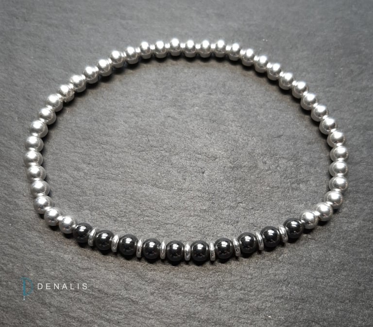 Isla gemstone and sterling silver bracelets Image 4