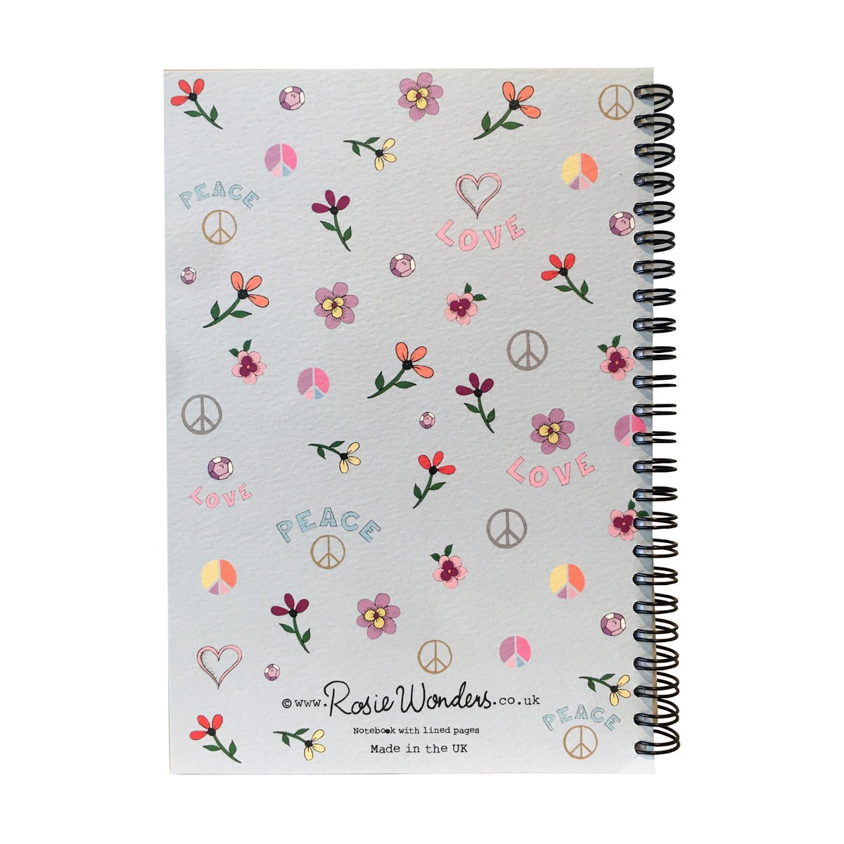 Peace Doves Spiral Bound Notebook
