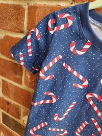 Image 2 of Snowing Candy Canes T-Shirt