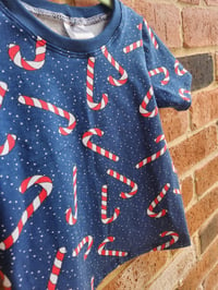 Image 3 of Snowing Candy Canes T-Shirt