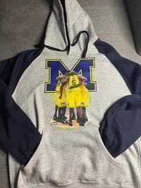 Image 1 of Michigan Fab 5 hoodie 
