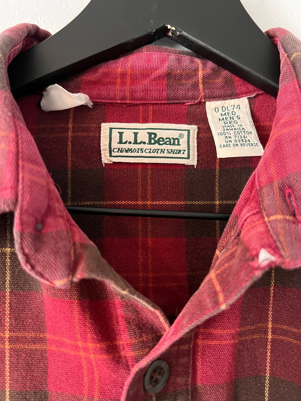 Vintage L.L. Bean Plaid Flannel (M)