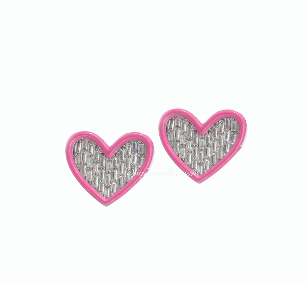 Image of COLOR MY HEART EARRINGS 