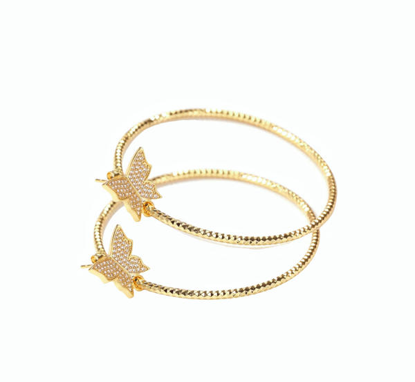 Image of BUTTERFLY HOOPS