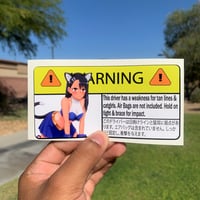 Image 2 of Warnings Stickers - Nagatoro, Asta, & Marin