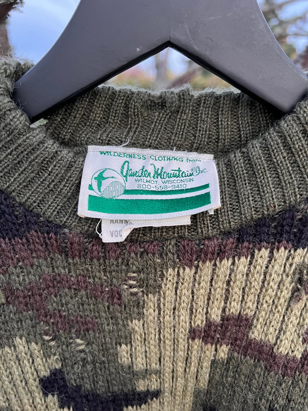 Vintage Gander Mountain Camo Sweater (S)