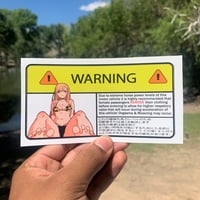 Image 5 of Warnings Stickers - Nagatoro, Asta, & Marin