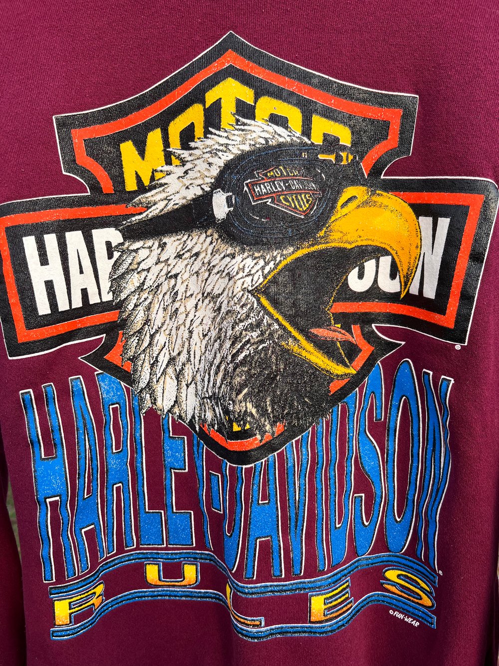 Vintage Harley Rules Screamin’ Eagle Sweatshirt (L)