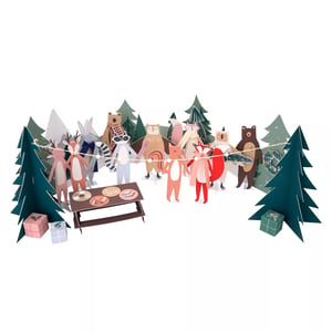 Image of Woodland Paper Play Advent Calendar