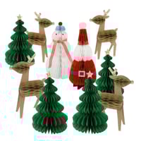 Image 1 of Christmas honeycomb characters