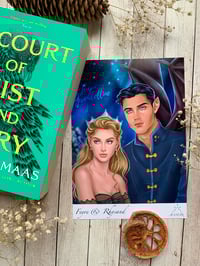 Image 3 of Feyre and Rhysand  - SJM Licensed Print / Button Pin