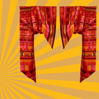 Image 1 of Curve Ruby Scarf