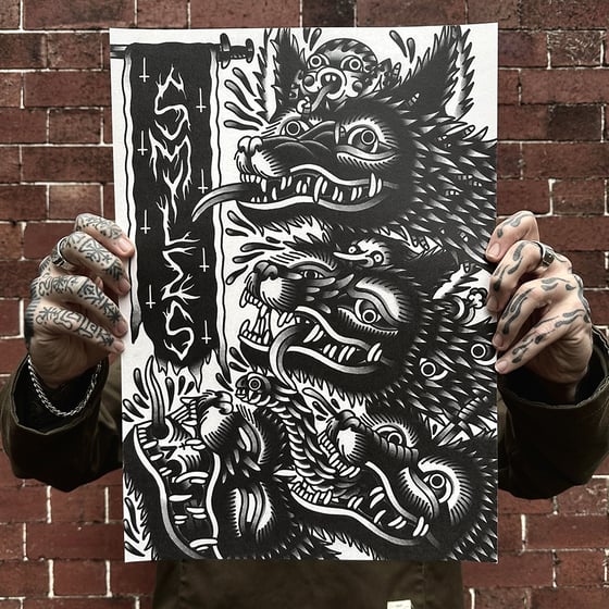 Image of Smyles "full moon four pack print"