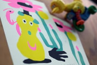 Image of Mr Peanut in Prawnland Risograph Print