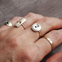 Image 1 of Eco Gold Orbit Ring