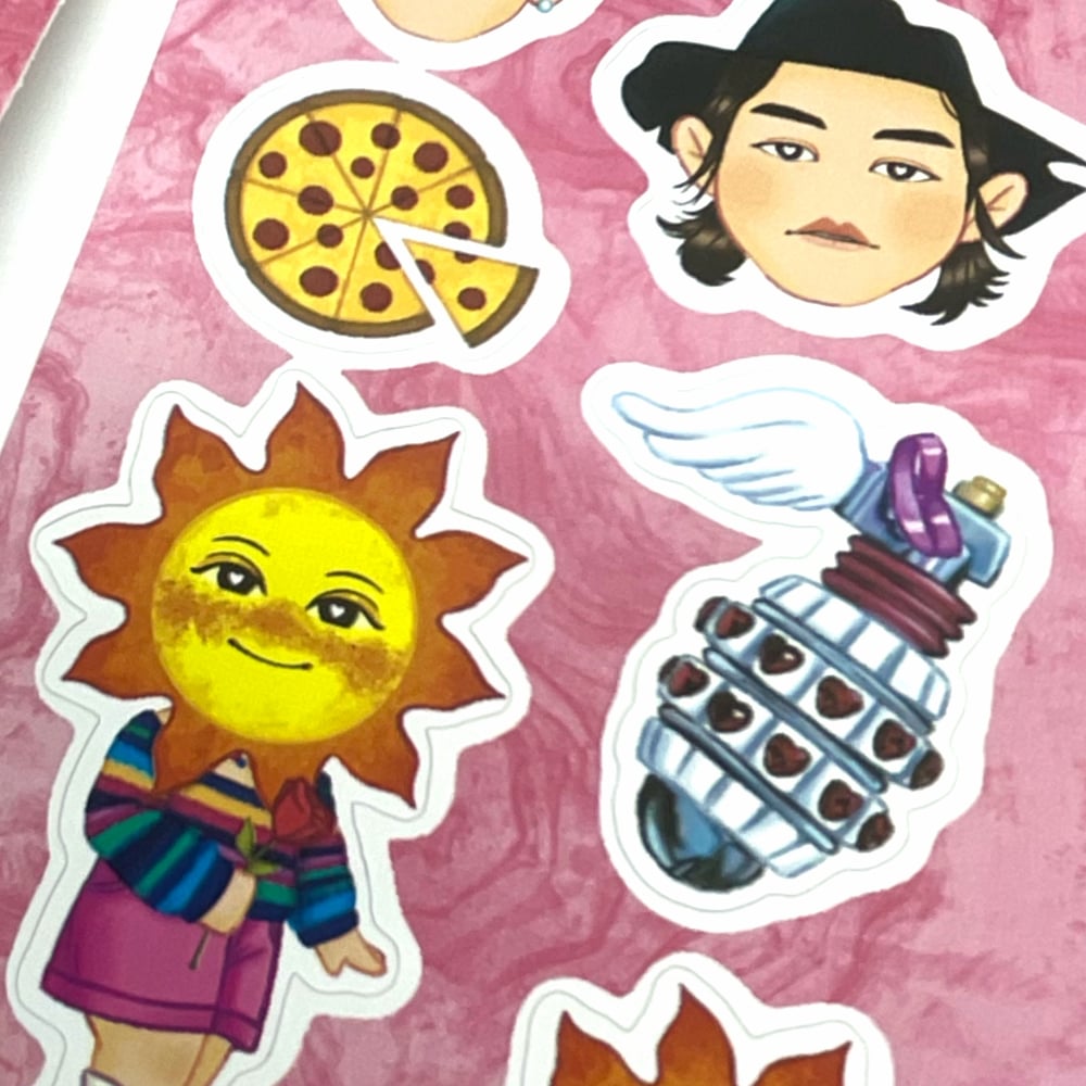 Image of “LOVE THEORY” STICKER SHEET