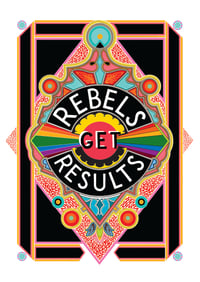 Image 4 of Rebels Get Results, All versions - A3 and A4 