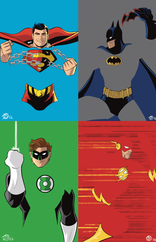 Image of DC Heroes Negative Space Set 