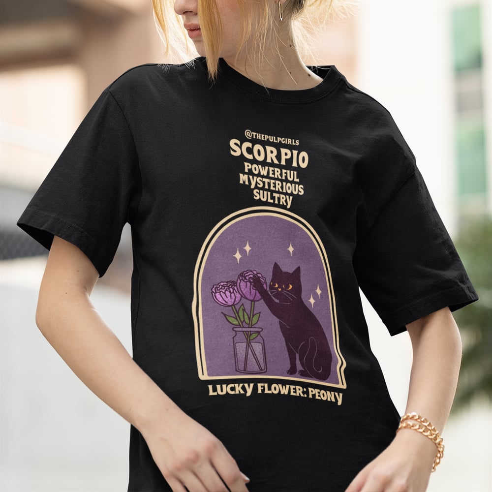 Image of DARK ASTROLOGY CAT TEE