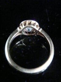 Image 3 of VICTORIAN 18CT YELLOW GOLD  STAR CELESTIAL DIAMOND SOLITAIRE RING