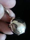 VICTORIAN HIGH CARAT 15CT LARGE CABOCHON GARNET ROSE CUT DIAMOND PENDANT 7.1G