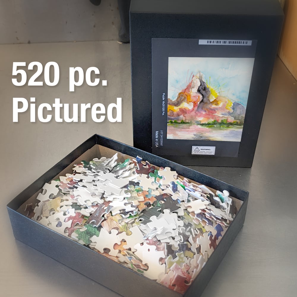 Image of ||| Jigsaw puzzle ||| - "The Mountains Were Peaceful that Day... Pt. 1"