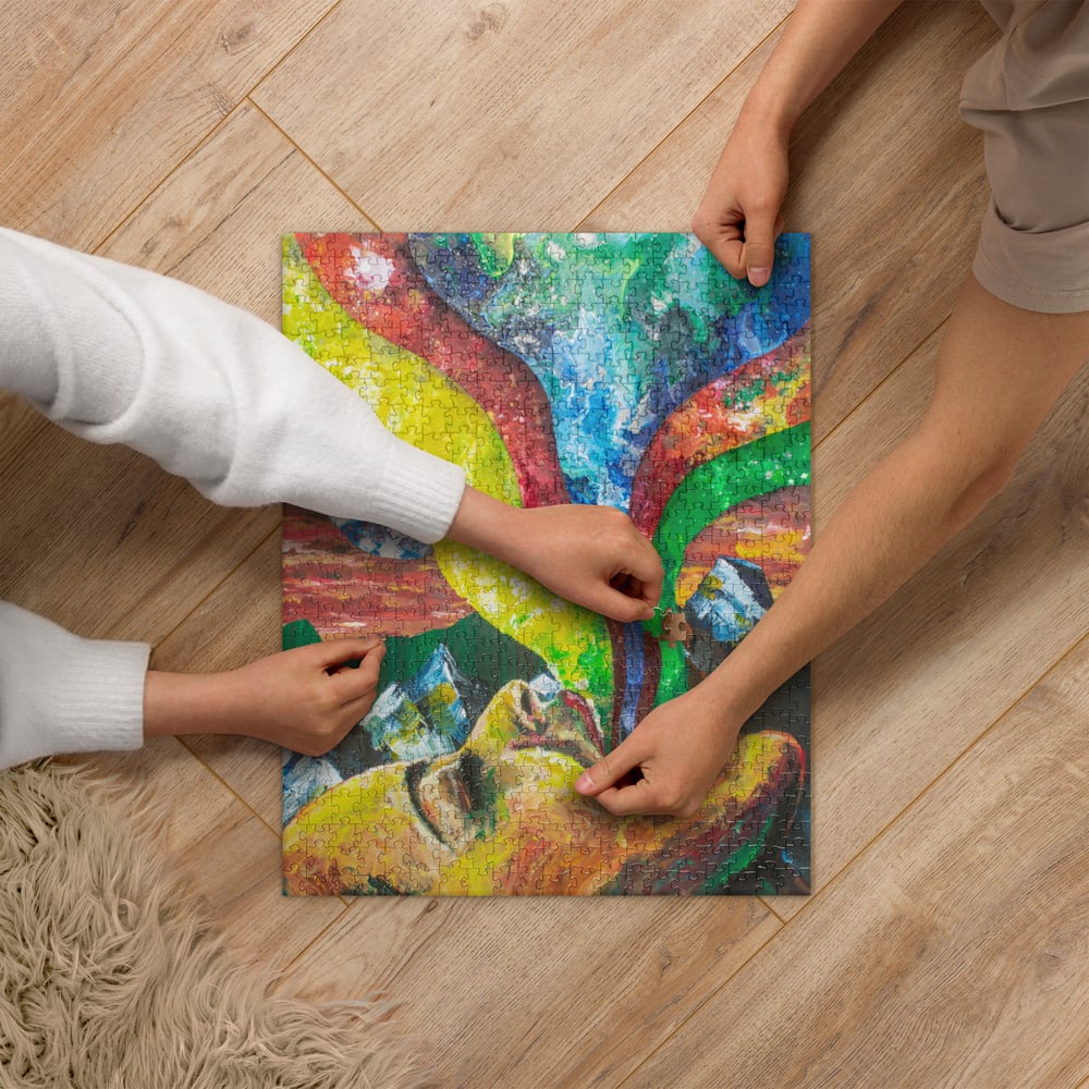 Image of ||| Jigsaw puzzle ||| - "Letting it Go Is Tough, I Understand"