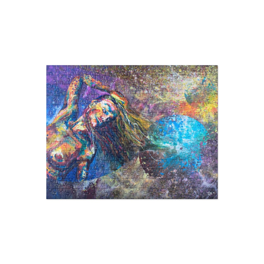 Image of ||| Jigsaw puzzle ||| - "Staring at You, Wondering What's on Your Mind"