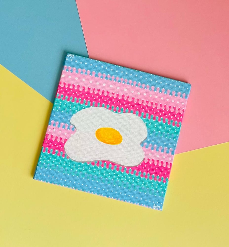 Image of Mini Egg Pattern Painting