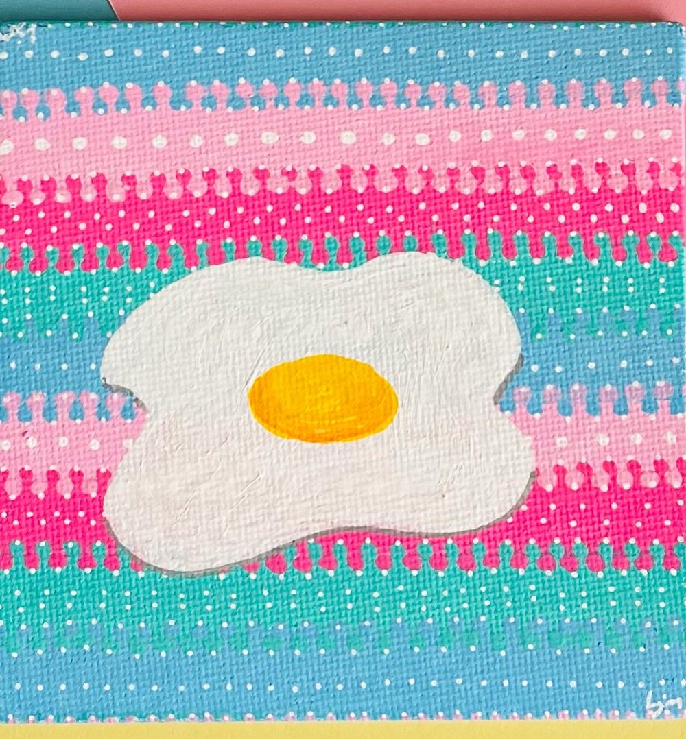 Image of Mini Egg Pattern Painting