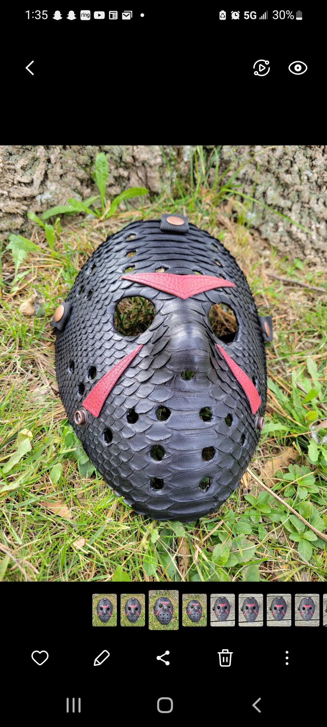 Image of Pythoned Friday the 13th mask