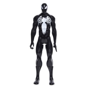 Marvel Avengers Titan Hero Series Black Suit Spider-Man 12" Action Figure