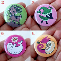 Image 3 of Funny Little Creature Buttons
