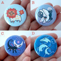 Image 2 of Funny Little Creature Buttons