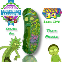 Image 1 of Pickle Rick "Toxic Variant"-Error1984 Dcon Exclusive