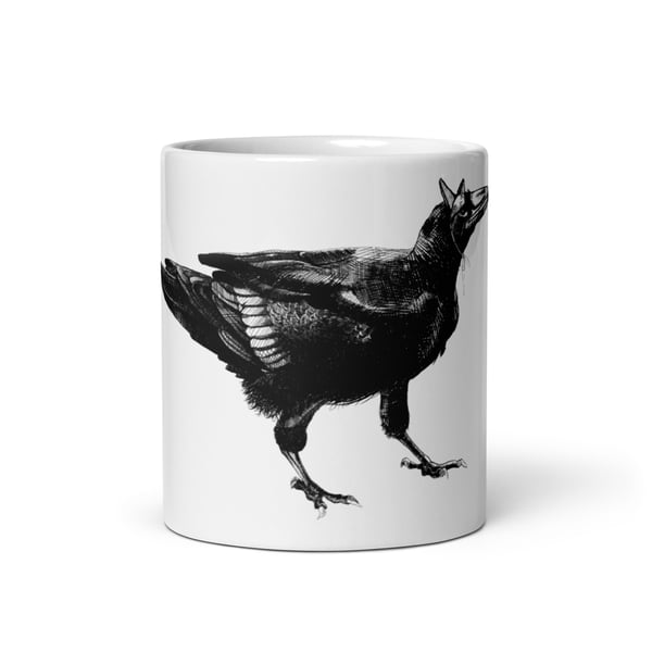 Image of White Raven Mug