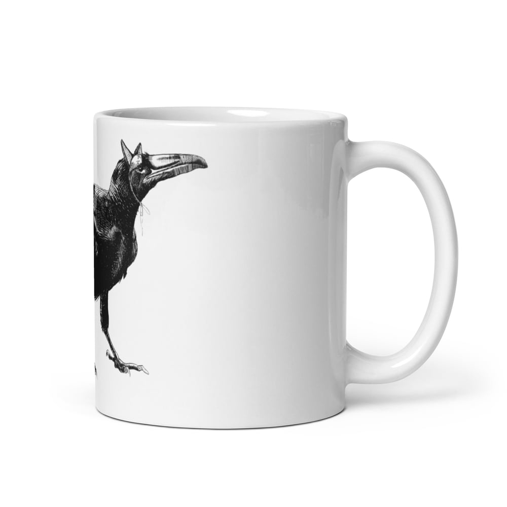 Image of White Raven Mug