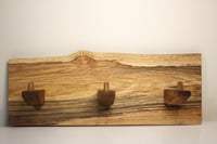 Image 2 of Elm coat hooks (3 hooks no.1)