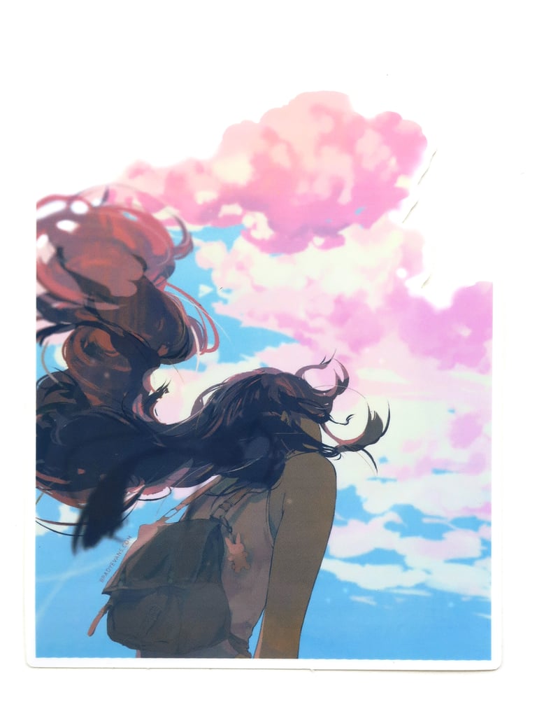 Midday Moon Sticker