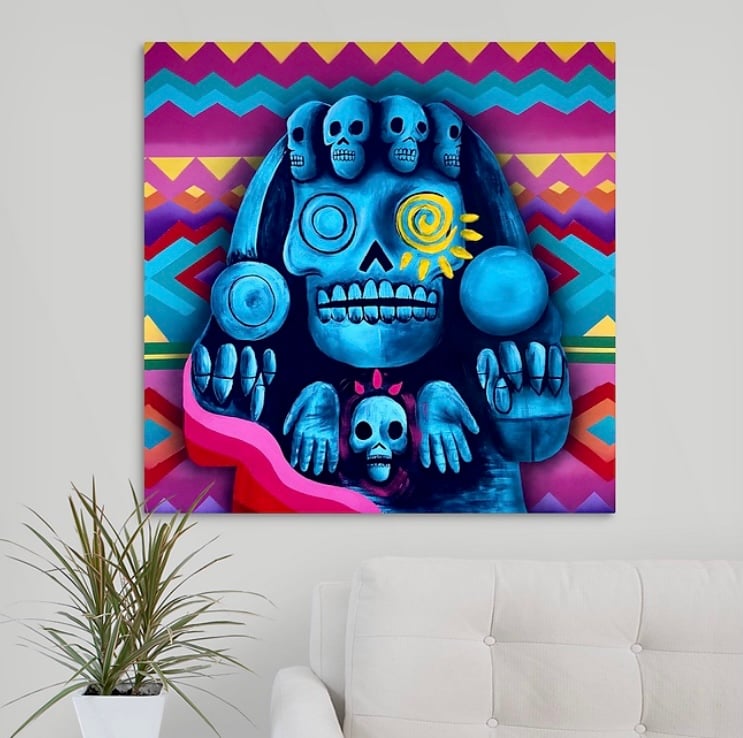 Image of Vida y Muerte - Canvas Wrap