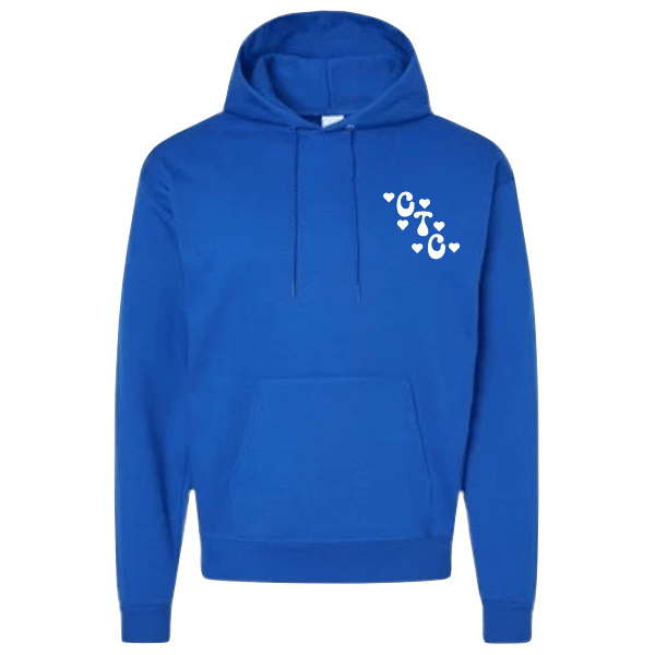 Image of Blue Hearts Around Change Hoodie